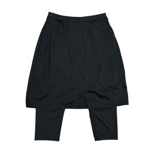 Black Athletic Skirt with Built-in Leggings XL
